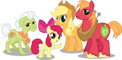 applejack my little pony family